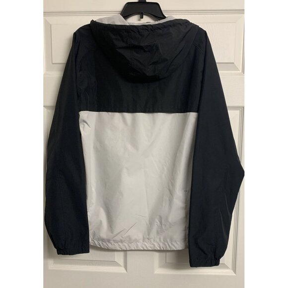 New Balance L Colorblock Hooded Windbreaker Jacket Lightweight Outerwear - Picture 3 of 10